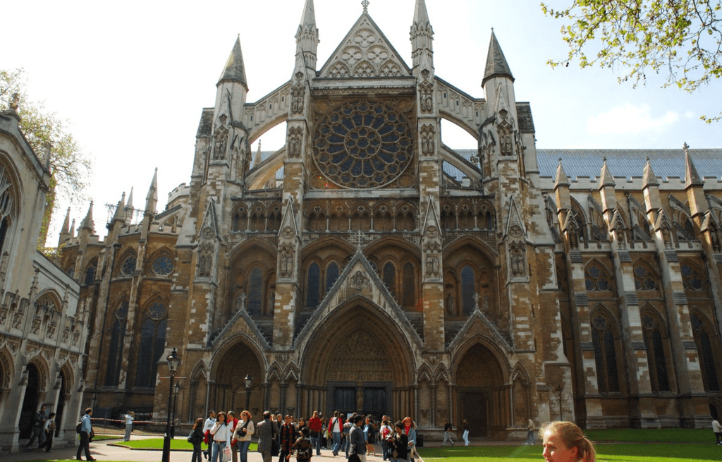 Inside the Westminster Abbey and Outside the Houses of Parliament