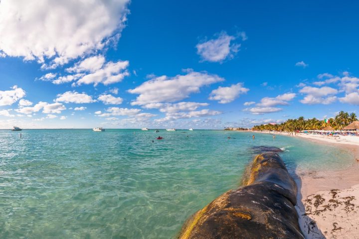 a large body of water next to the ocean