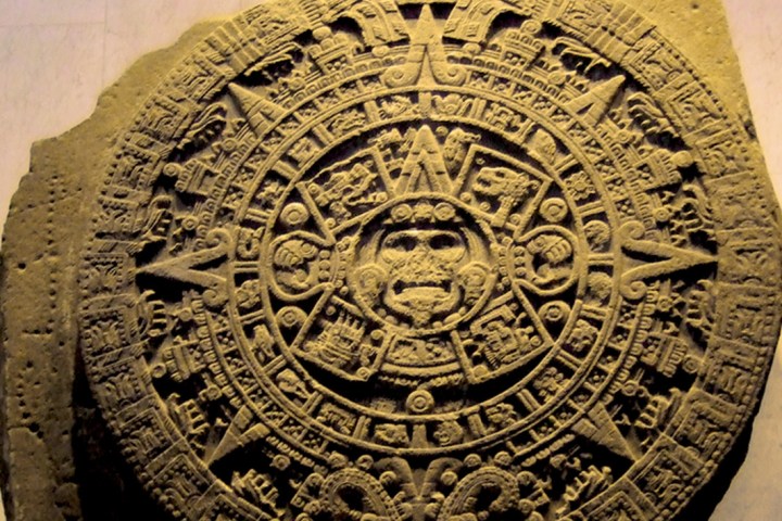 a close up of an old building