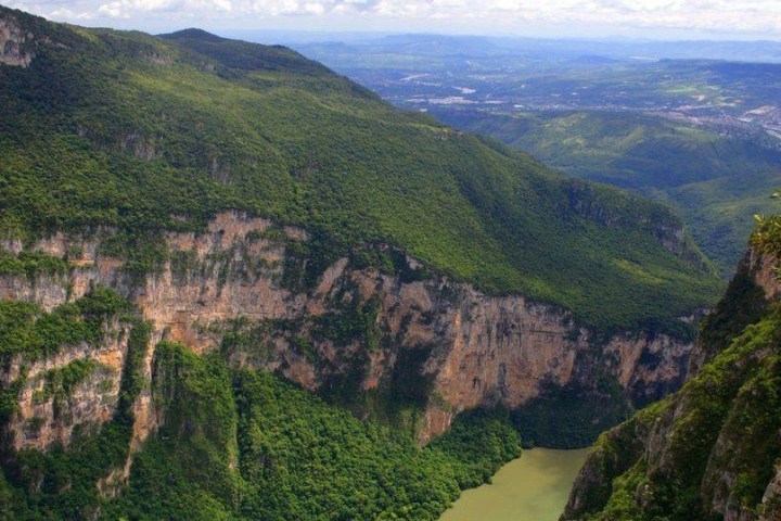 a view of a rocky mountain