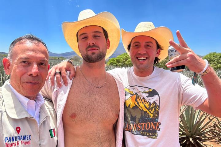 a man holding a fish