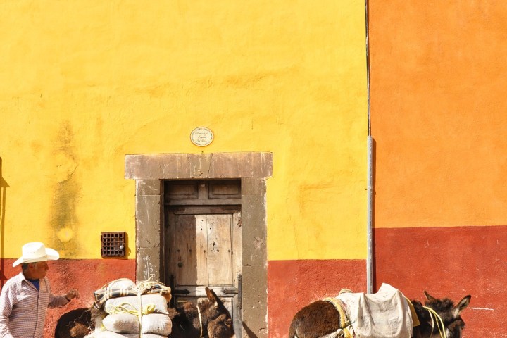a fire hydrant on the side of a building