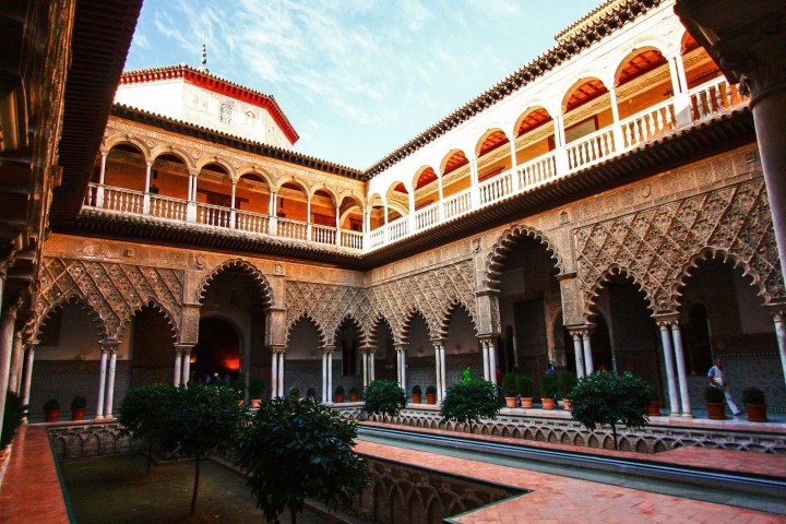 a large stone building