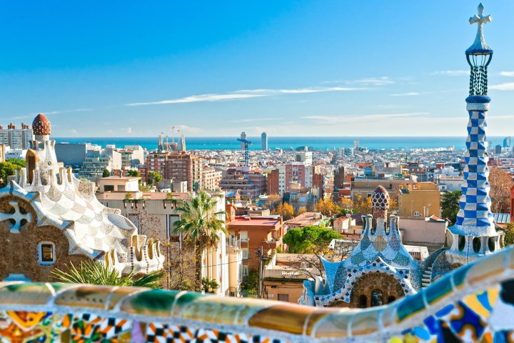 a view of Park Güell