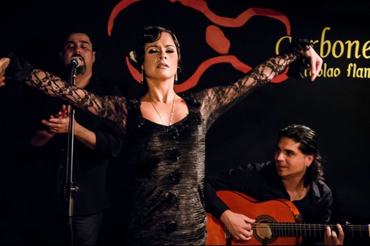 a man standing on a stage