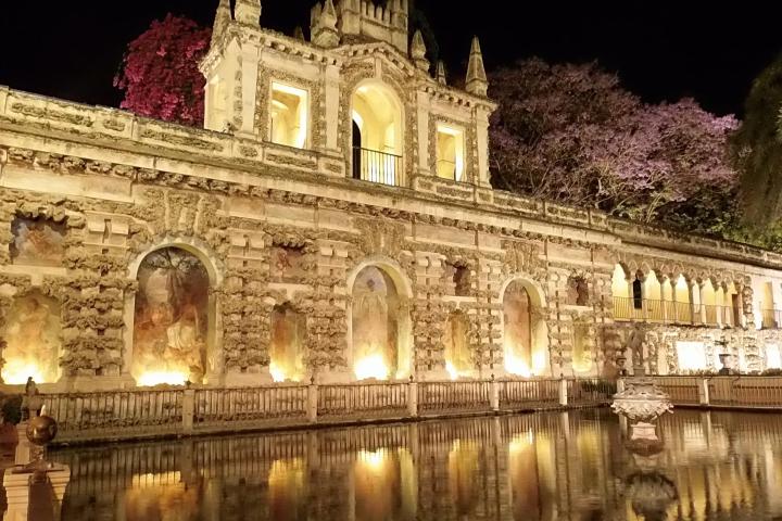 a close up of a church