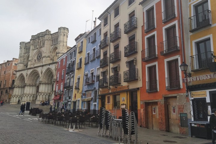 a group of people in front of a building