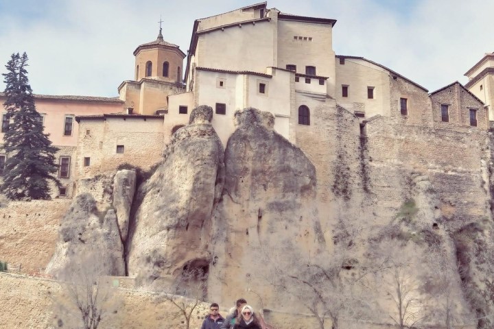 a castle on top of a rock