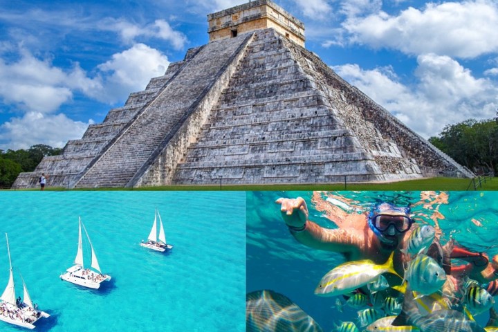 a group of people on a boat in the water