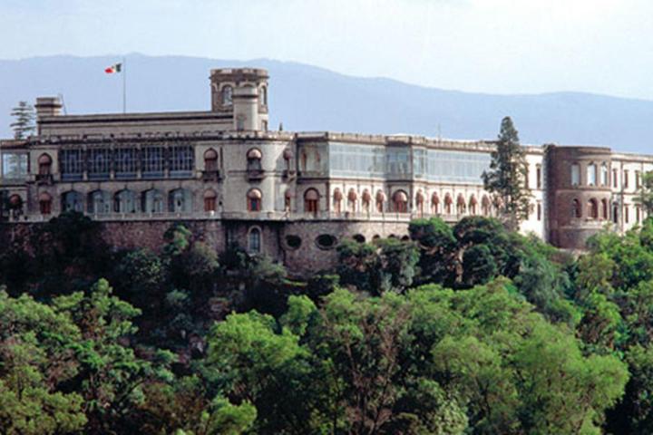 a castle on top of a building