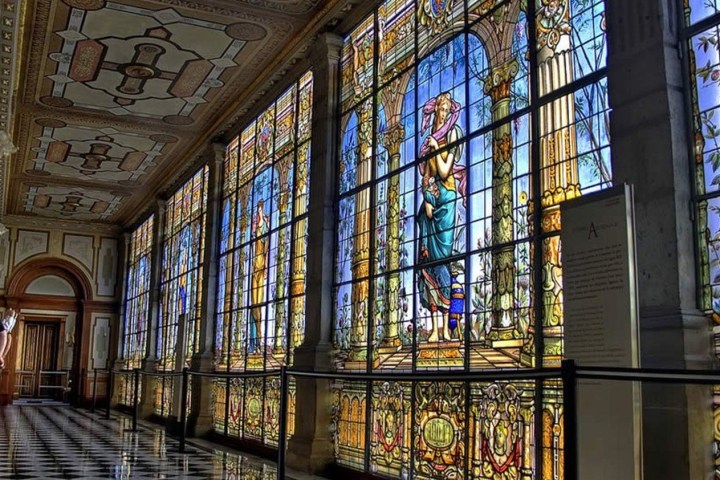 a clock on the side of a building