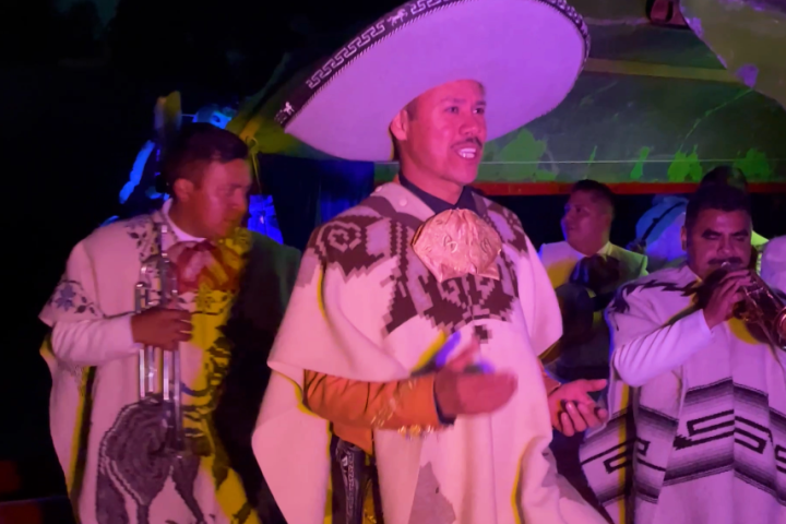 a group of people wearing costumes