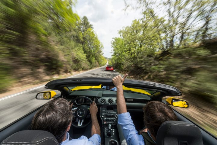 Client enjoying the drive