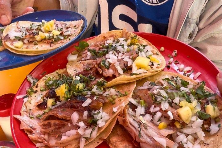a plate of food on a table