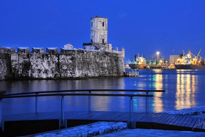 a bridge over a body of water