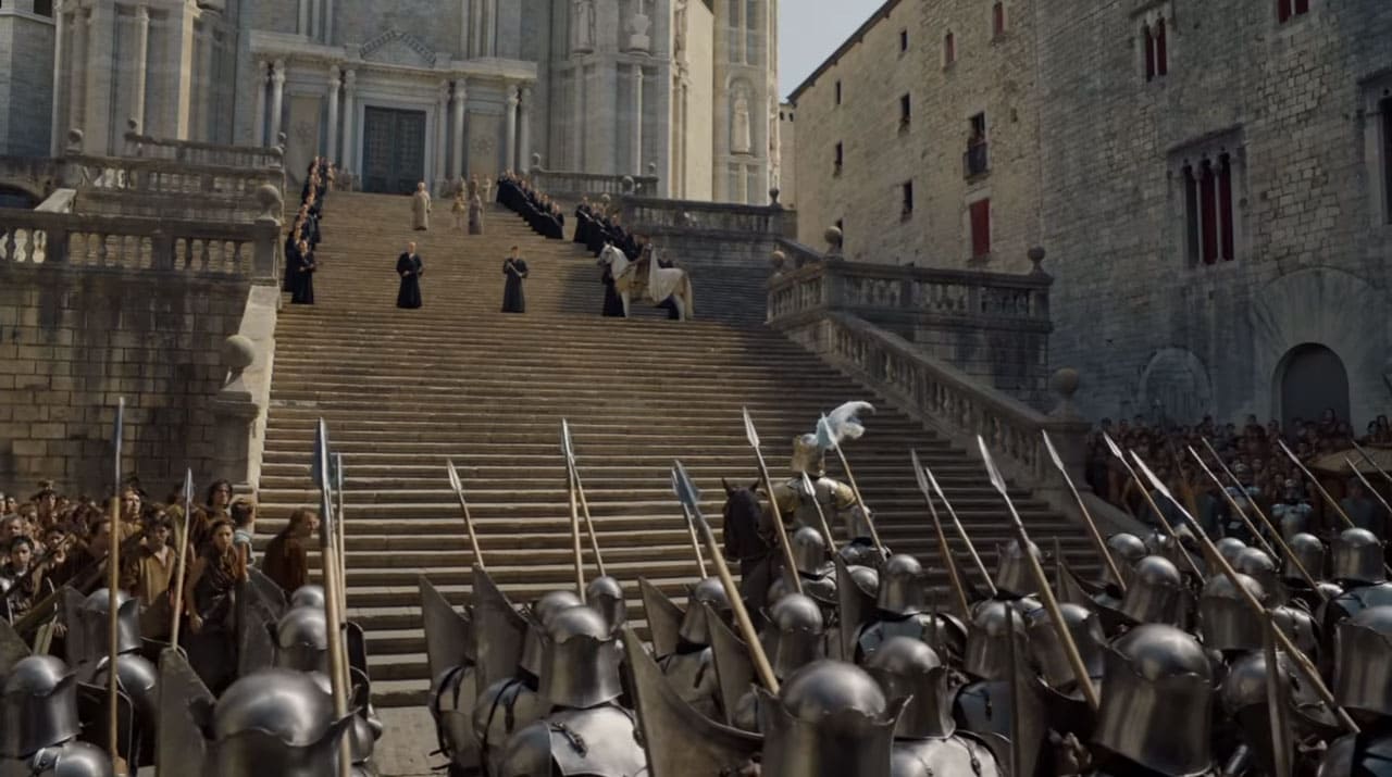 Girona-Cathedral-game-of-thrones A filming scene of Game of Thrones in the Girona Cathedral
