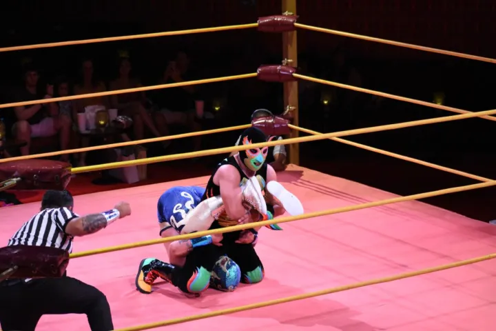 a group of people on a stage