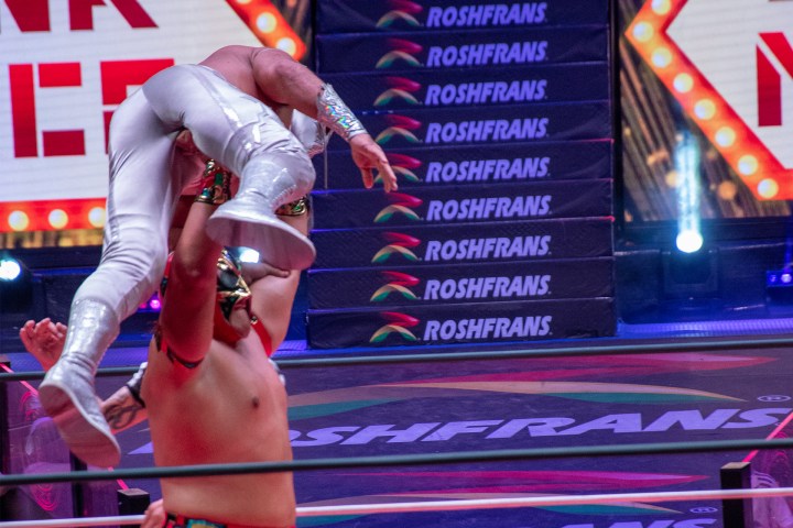 a person wearing a costume