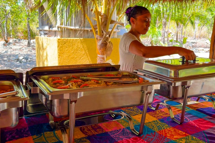 a man and a woman sitting at a table
