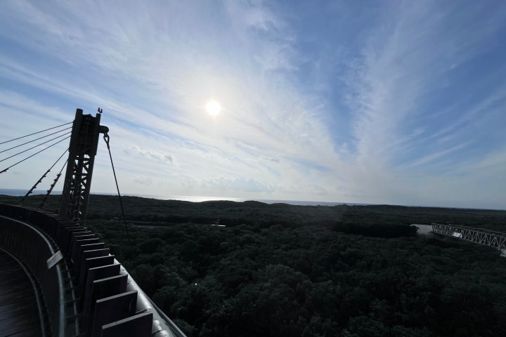 a bridge over a body of water