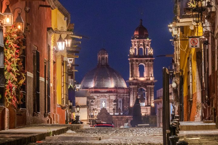 a person standing in front of a building