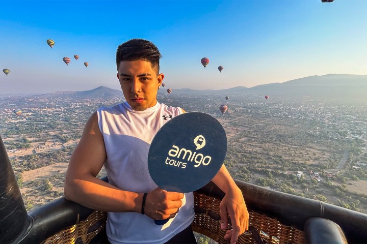 Hot balloon tour in Teotihuacan
