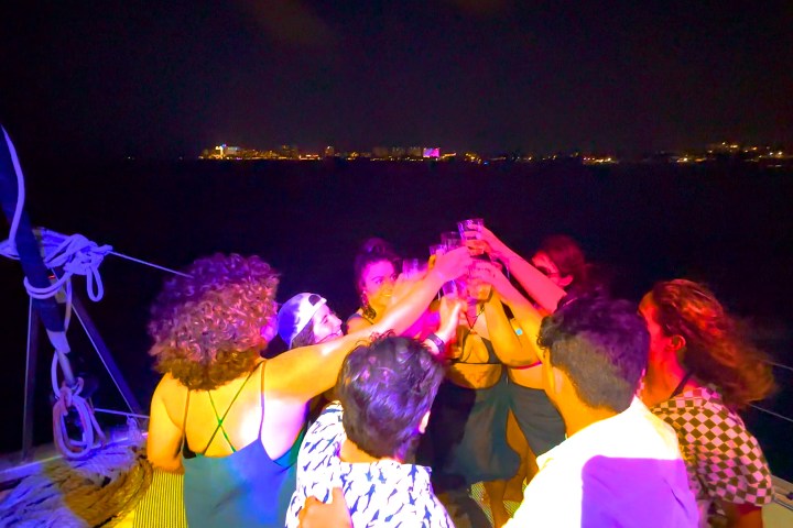 a group of people on a stage