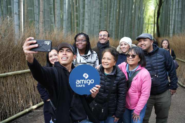 a group of people posing for the camera