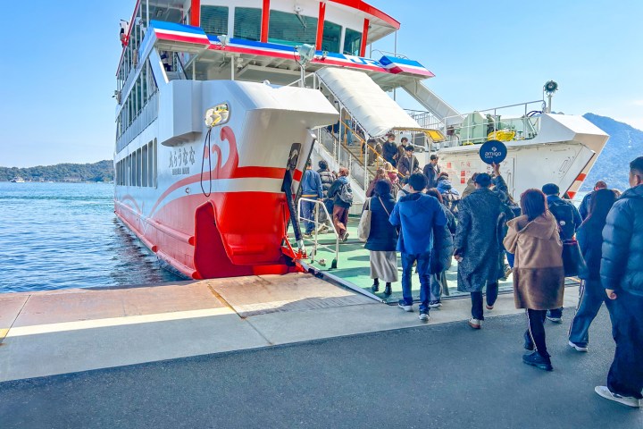 a group of people on a boat
