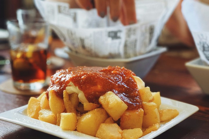 a close up of a plate of food on a table